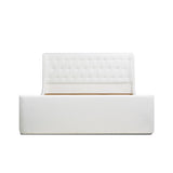 Brooks - Contemporary Tufted Shelter Platform Bed by Jennifer Taylor Home | Bel Furniture