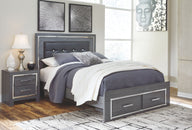 Lodanna - Storage Bed Gray by Signature Design by Ashley® | Bel Furniture