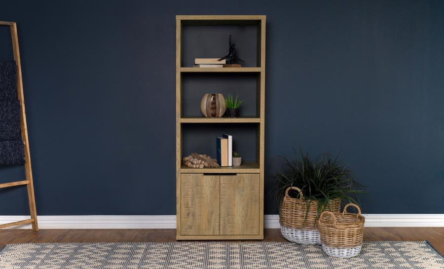 Tabby - 3-Shelf Engineered Wood Media Tower - Mango by Coaster Fine Furniture | Bel Furniture