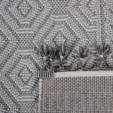 Guros - 6' X 9' Geometric Indoor / Outdoor Area Rug - White