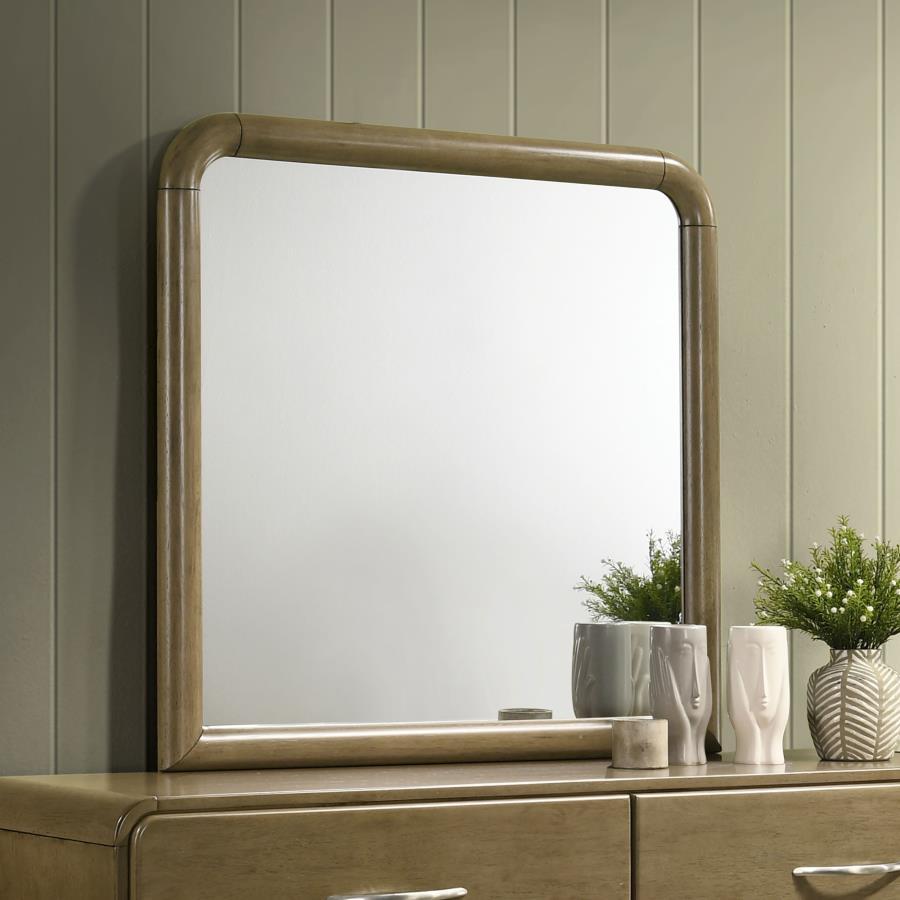 Amsbury - Dresser Mirror - Nutmeg by Coaster Fine Furniture | Bel Furniture