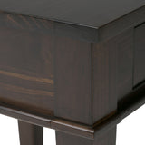 Carlton - Home Office Desk - Dark Tobacco Brown by Simpli-Home | Bel Furniture