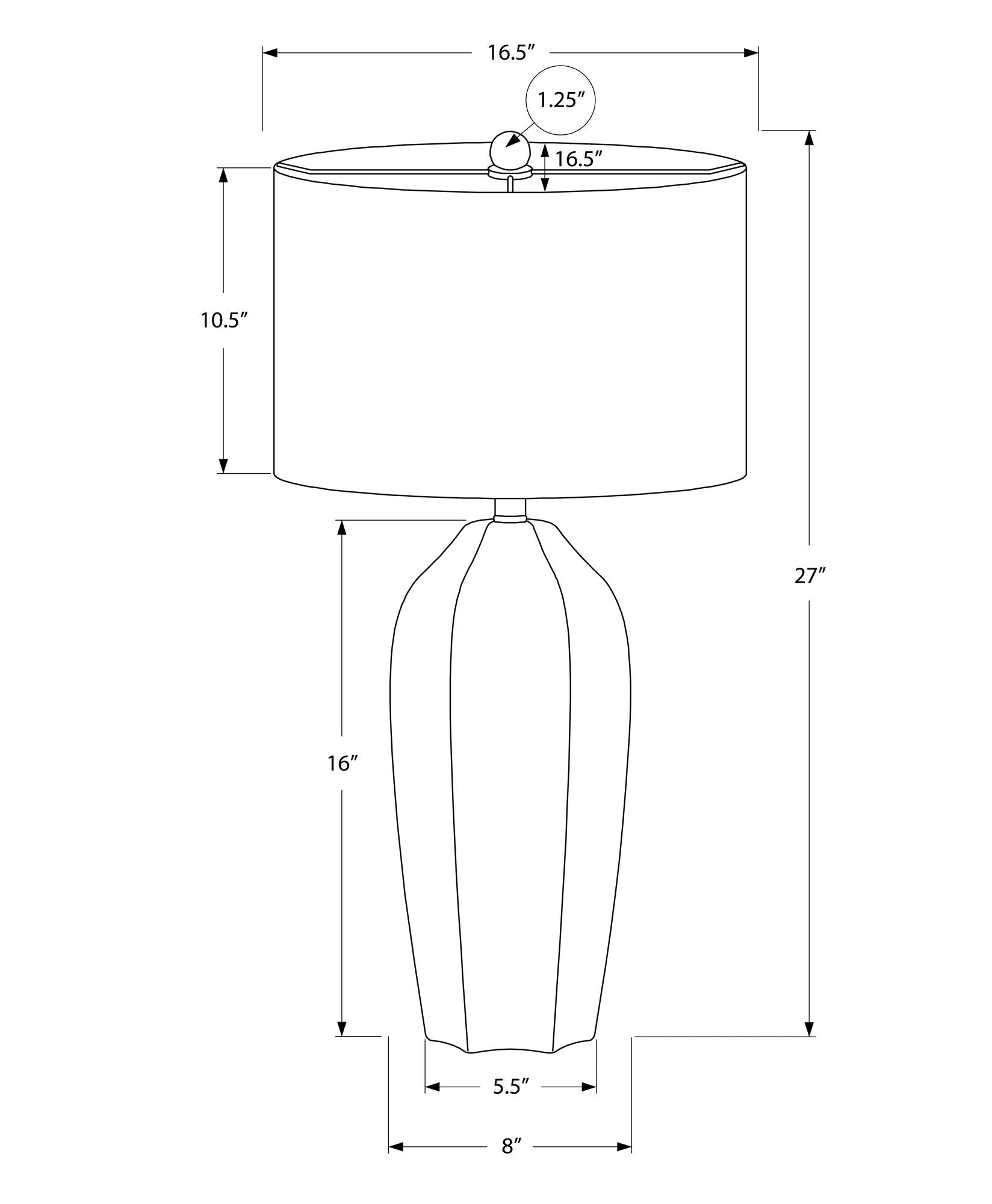 Modern Lighting, Table Lamp - Cream