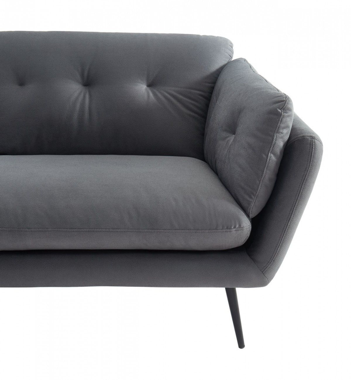 Sofa & Black Legs - Gray