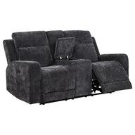 Kennett - Chenille Upholstered Power Reclining Loveseat