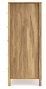 Bermacy - Light Brown - Five Drawer Chest by Signature Design by Ashley® | Bel Furniture