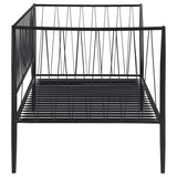 Richland - Metal Twin Daybed Bed Frame - Matte Black