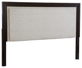 Neymorton - Upholstered Panel Headboard Dark Brown by Signature Design by Ashley® | Bel Furniture