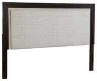 Neymorton - Upholstered Panel Headboard Dark Brown by Signature Design by Ashley® | Bel Furniture