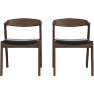 Dakota - Mid-Century Modern Velvet Dining Chair (Set of 2)