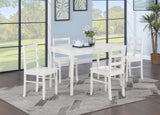 Lavinia - Dining Set (Set of 5) - White by Lilola Home | Bel Furniture