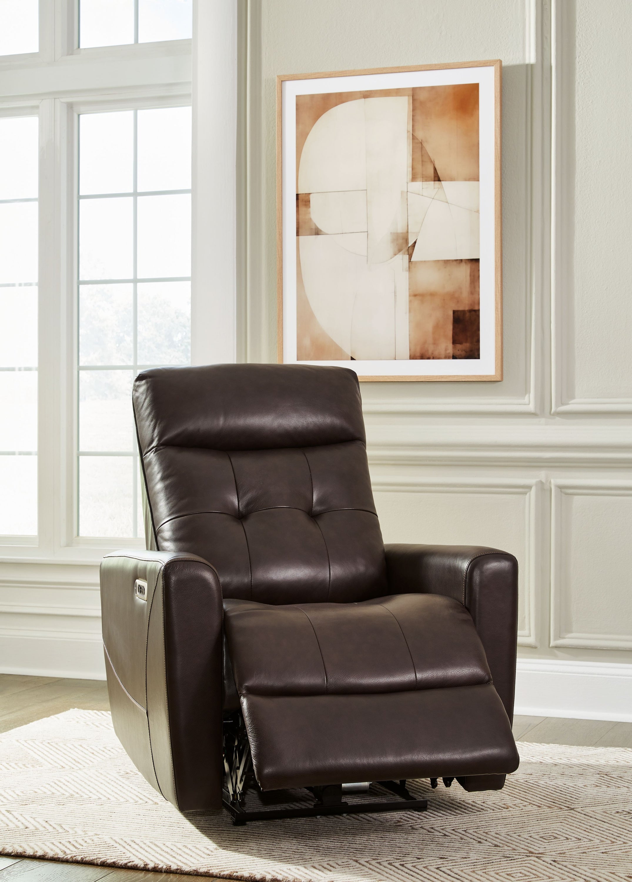 Pisgham - Power Recliner With Adj Headrest