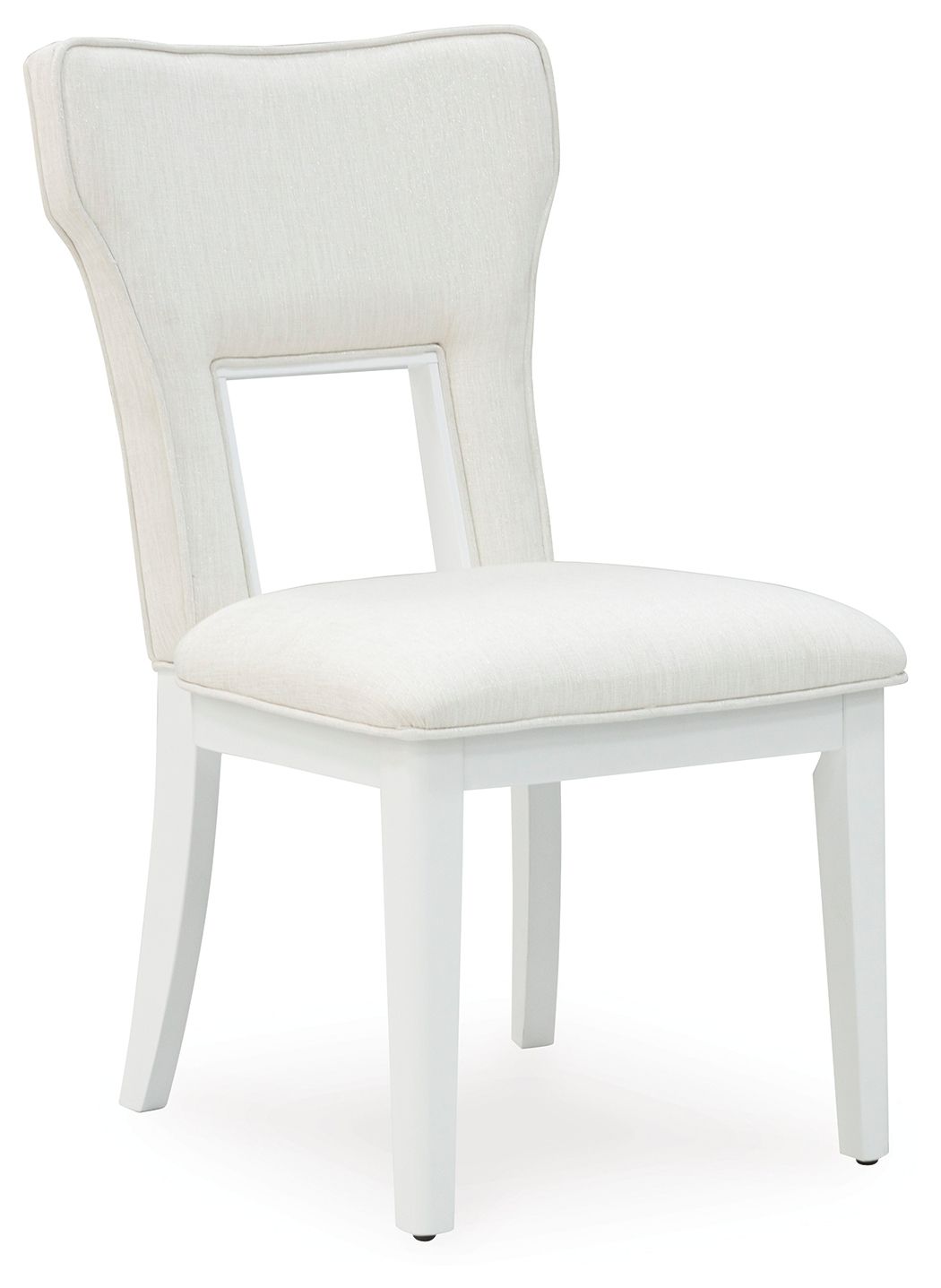 Chalanna - White - Dining Upholstered Side Chair (Set of 2) by Signature Design by Ashley® | Bel Furniture
