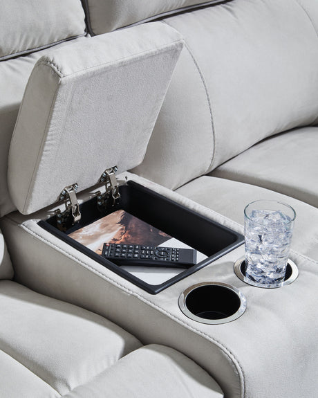 Social Pointe - Reclining Sectional by Signature Design by Ashley® | Bel Furniture
