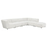 Sunny - Upholstered Modular Sectional Sofa White by CoasterElevations | Bel Furniture