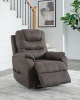 Snowfield - Power Lift Recliner - Gunmetal