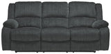 Draycoll - Reclining Sofa Dark Gray by Signature Design by Ashley® | Bel Furniture