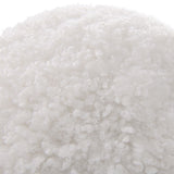 Ayla - Round Sphere Accent Ball Throw Pillow - Curly White