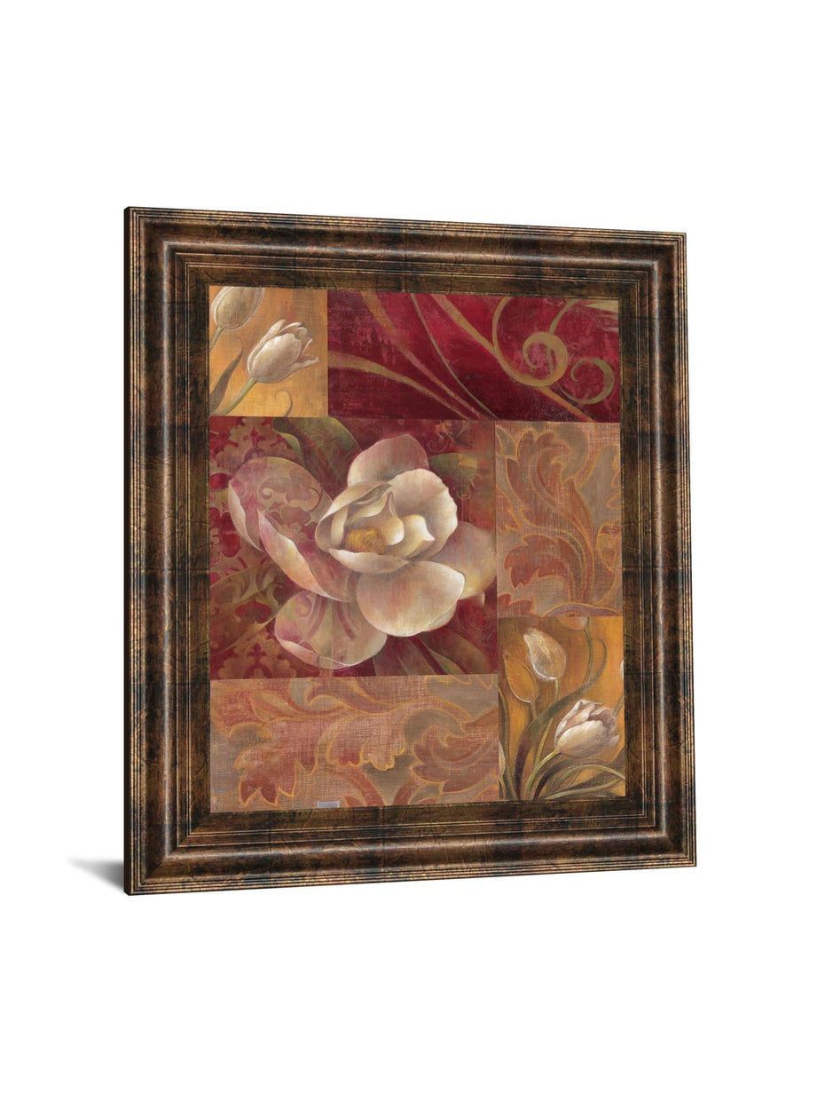 Variety Of Style I By Elaine Vollherbst-Lane - Framed Print Wall Art - Red