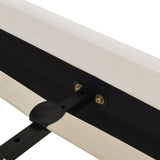 Aspen - Vertical Tufted Modern Headboard Platform Bed Set by Jennifer Taylor Home | Bel Furniture