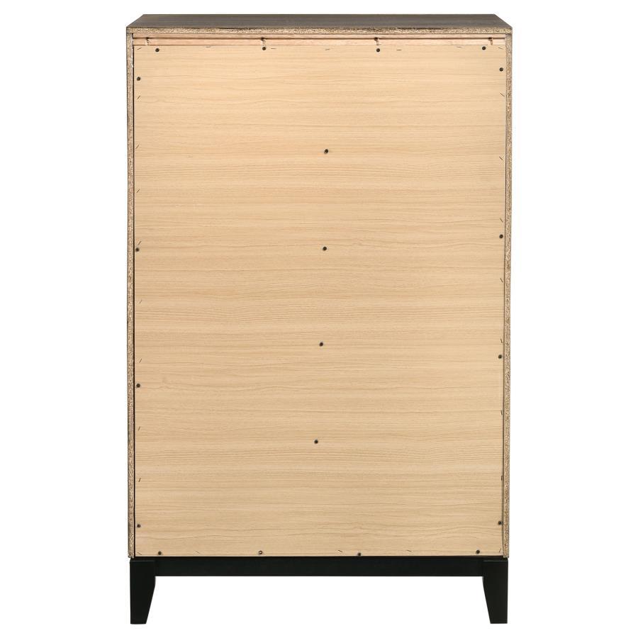 Watson - 5-Drawer Bedroom Chest - Gray Oak by CoasterEveryday | Bel Furniture