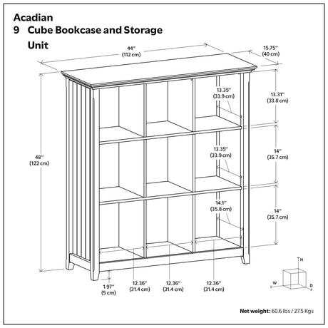 Acadian - Handcrafted Cube Storage - view 56