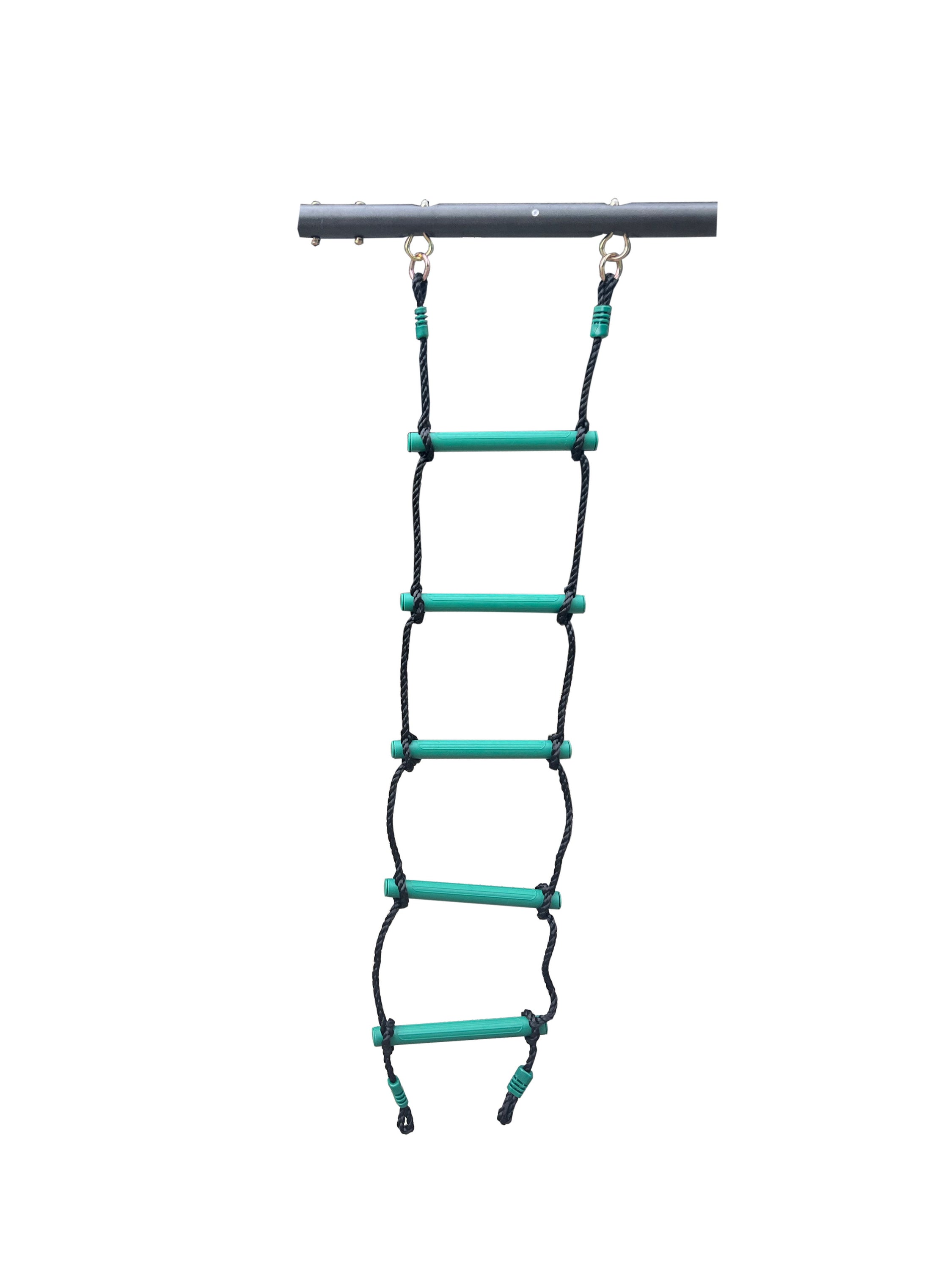 Interesting Four Function Swingset With Face To Face Metal Plastic Safe Swing Seat 550Lbs For Outdoor Playground For Age 3+ - Blackish Green