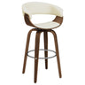 Zion - Upholstered Swivel Bar Stool Beige by CoasterEssence | Bel Furniture