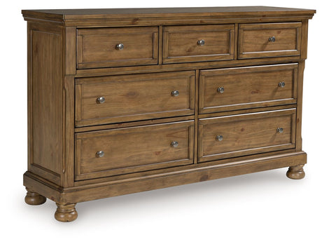 Feddinger - Medium Brown - Dresser by Signature Design by Ashley® | Bel Furniture