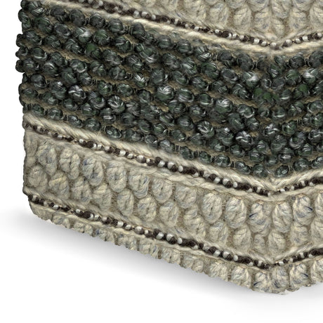 Grady - Handcrafted Square Pouf - view 16