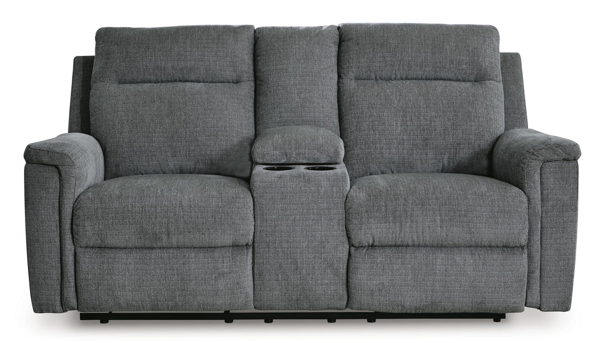 Barnsana - Dbl Power Reclining Loveseat With Console