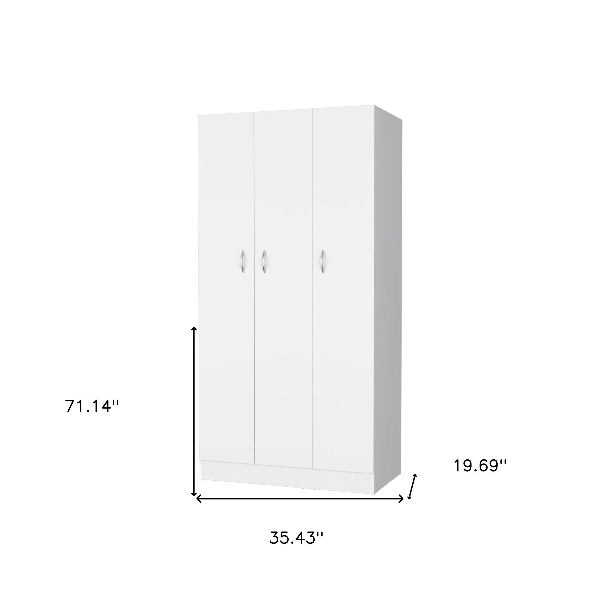 2 Drawer Combo Dresser Wooden - White