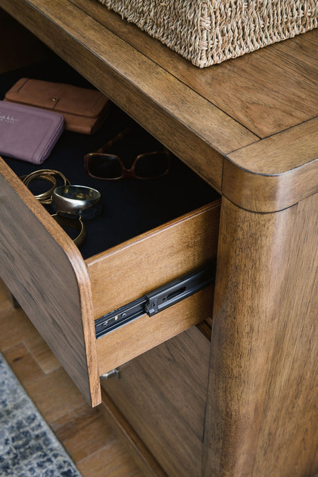 Cabalynn - Light Brown - Five Drawer Chest by Signature Design by Ashley® | Bel Furniture
