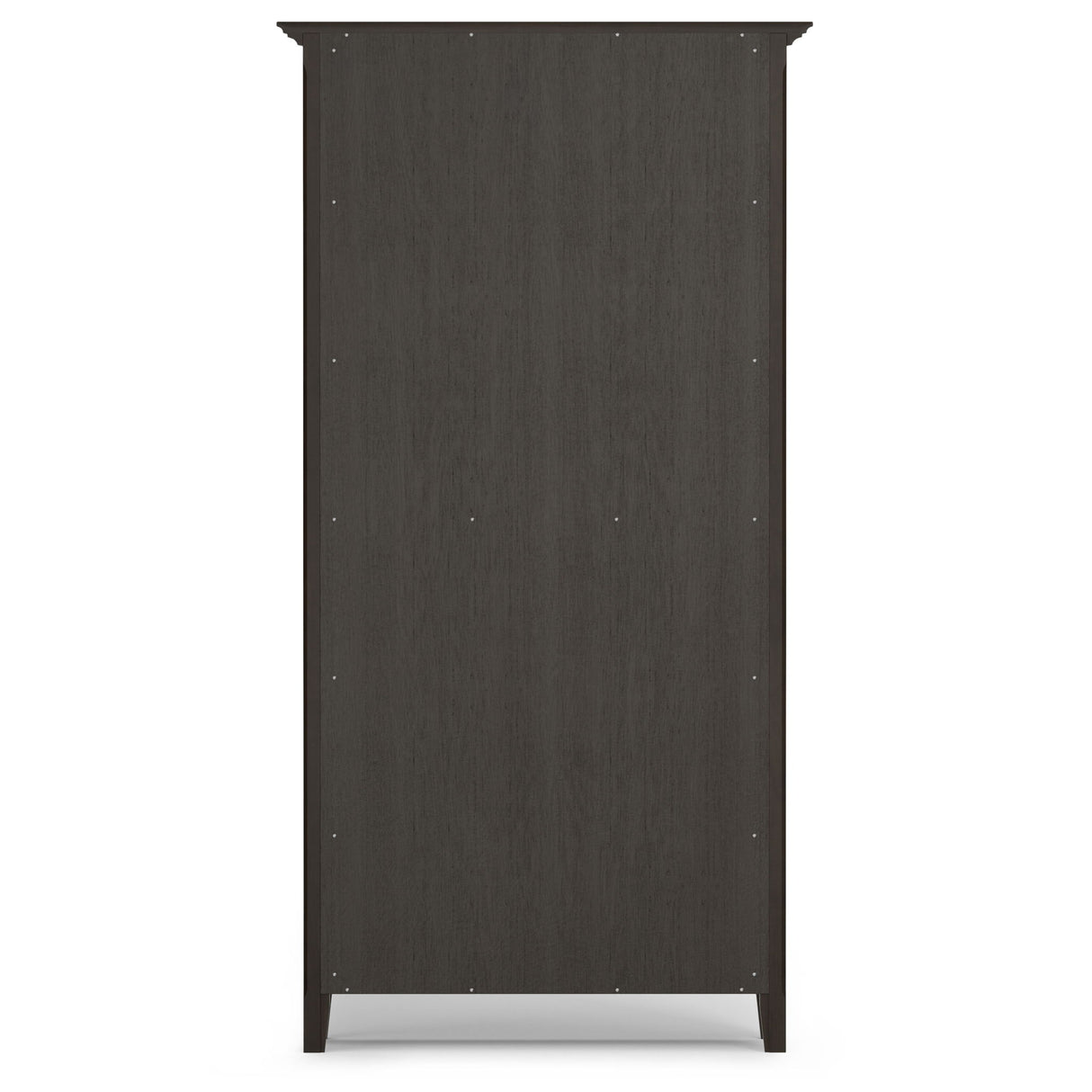 Amherst - Transitional 5 Shelf Bookcase - Brown by Simpli-Home | Bel Furniture