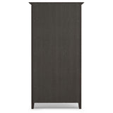 Amherst - Transitional 5 Shelf Bookcase - Brown by Simpli-Home | Bel Furniture