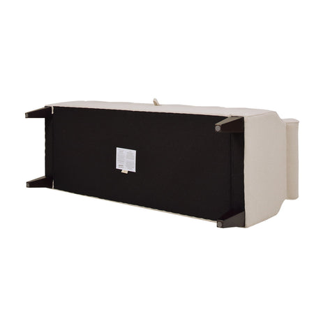 Jacqueline - Tufted Roll Arm Storage Bench by Jennifer Taylor Home | Bel Furniture
