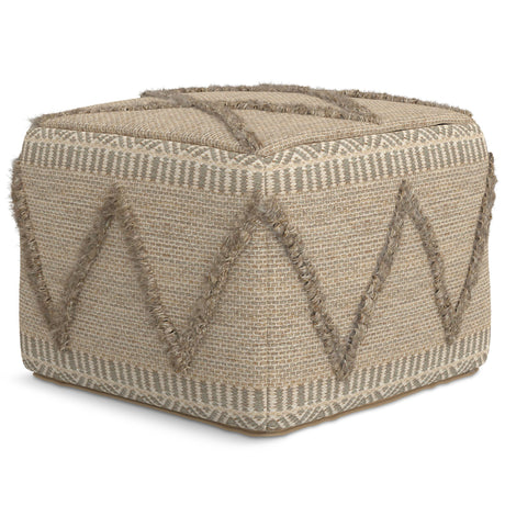 Sweeney - Upholstered Square Pouf - view 2