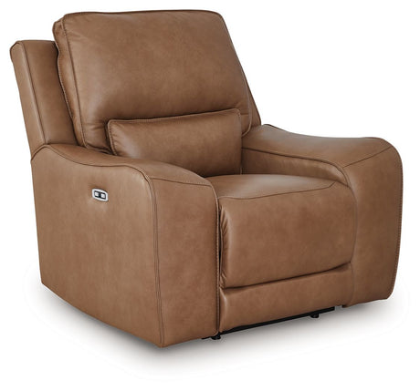 DeepWakes - Caramel - Power Recliner / Adjustable Headrest by Signature Design by Ashley® | Bel Furniture