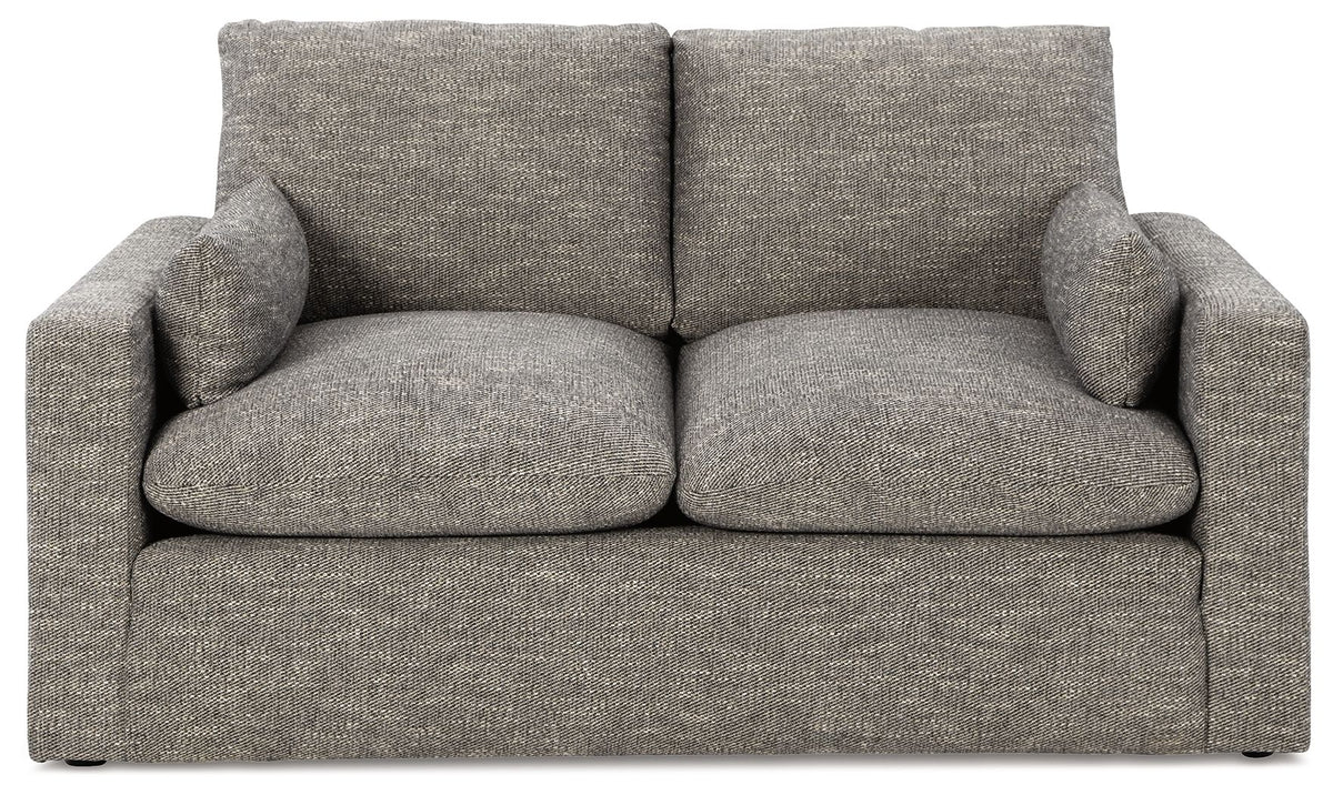 Dramatic - Granite - Loveseat by Benchcraft® | Bel Furniture