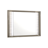 Star - Mirror With Built In LED And Frame - White