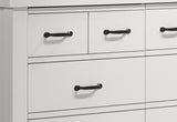 Cassini - 6 Drawer Dresser - White by Lilola Home | Bel Furniture