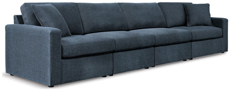 Modmax - Ink - Sectional Blue 4 Pc. Sectional by Signature Design by Ashley® | Bel Furniture
