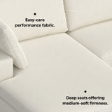 Charlie - Upholstered Deep Seater Sectional Sofa by Simpli-Home | Bel Furniture