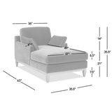 Pasadena - Modern Farmhouse Chaise Lounge Chair - Olive Green by Jennifer Taylor Home | Bel Furniture