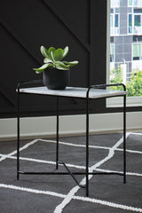 Ashber - White / Black - Accent Table by Signature Design by Ashley® | Bel Furniture