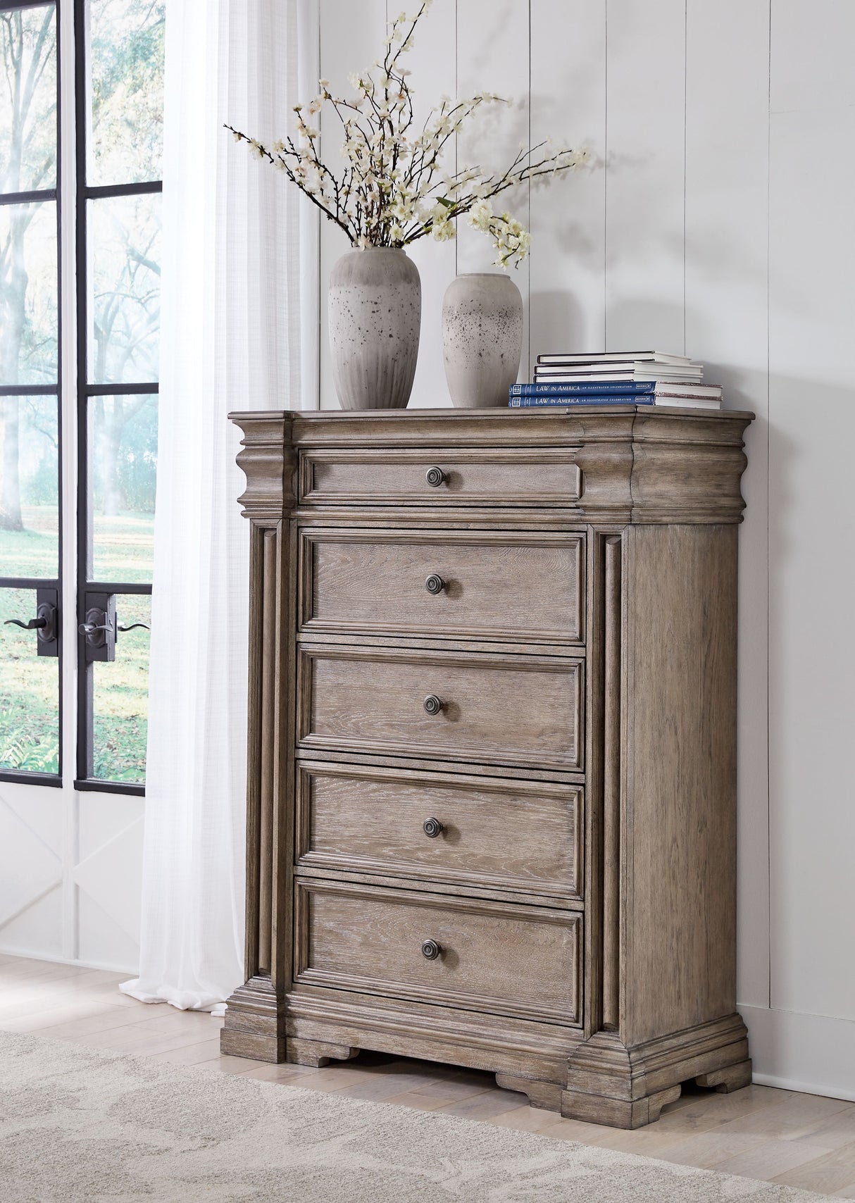 Blairhurst - Light Grayish Brown - Five Drawer Chest by Signature Design by Ashley® | Bel Furniture