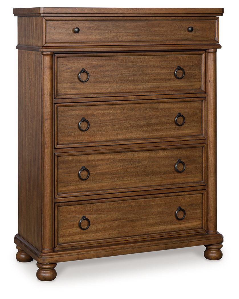 Rowlenstown - Five Drawer Chest - view 2