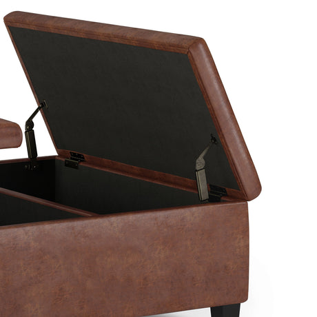 Ellis - Coffee Table Storage Ottoman Contemporary Design - view 20