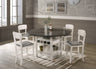 Conner - Dining Room Set Gray 5 Pc. Table, 4 Chairs by Crown Mark | Bel Furniture
