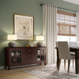 Artisan - Large Sideboard Buffet - Russet Brown by Simpli-Home | Bel Furniture